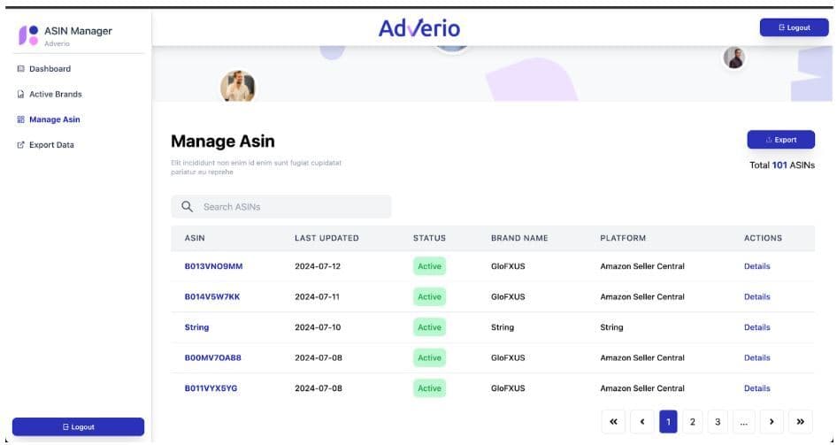 ASIN Manager Brands Management