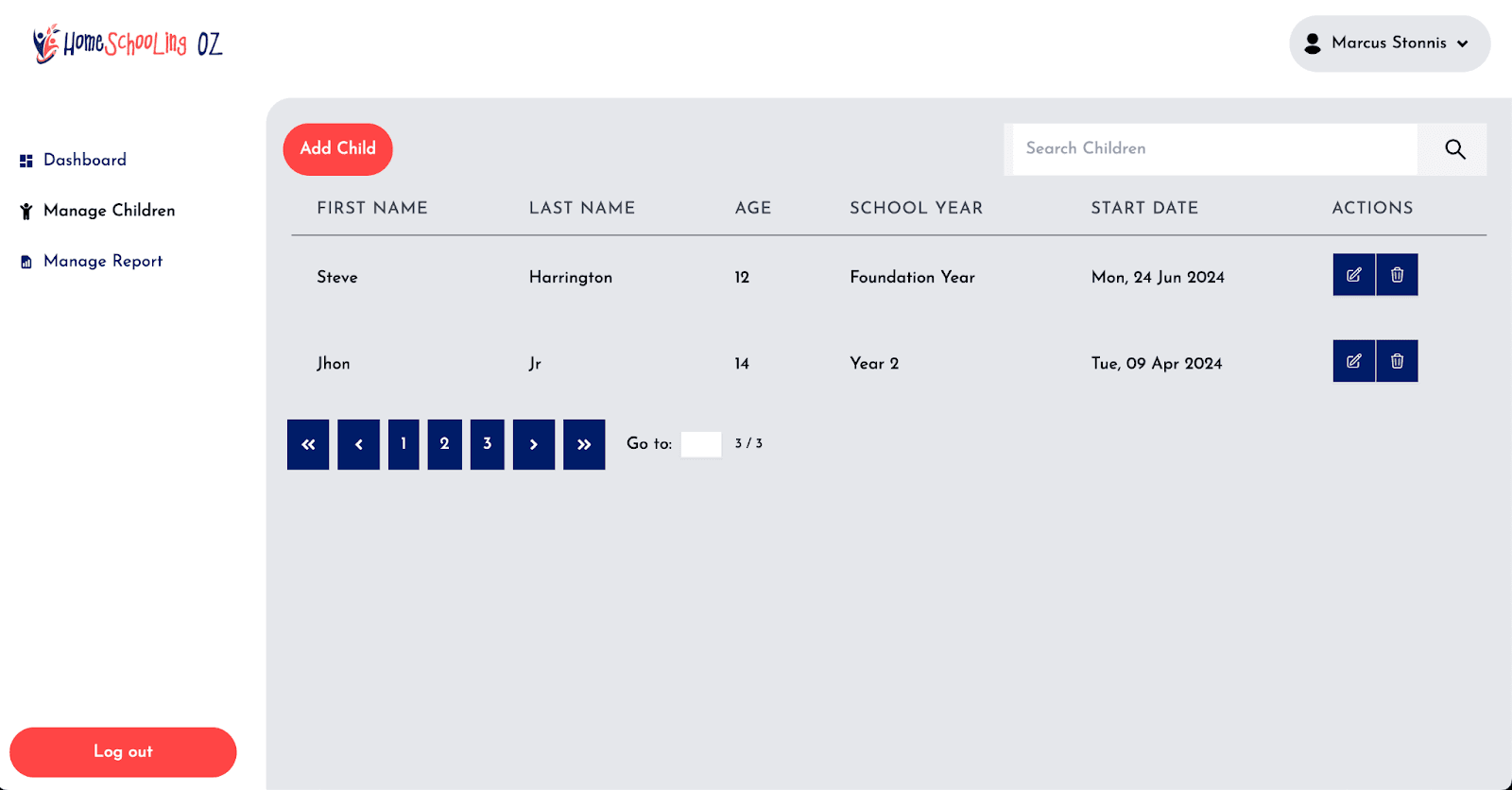 Home Schooling Child Management